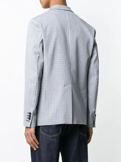 Shop Dsquared2 Patterned Blazer In Black