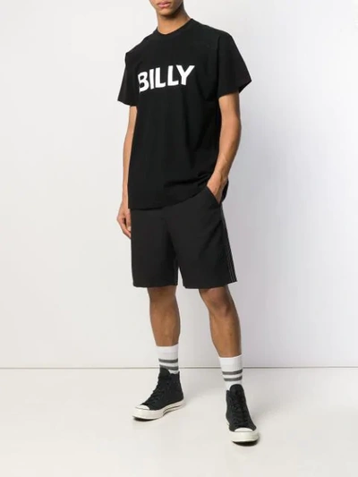 Shop Billy Logo Print T-shirt In Black