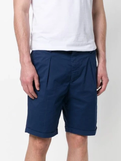 Shop Dondup Classic Chino Shorts In Blue