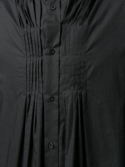 Shop Ann Demeulemeester Gathered Oversized Shirt In Black