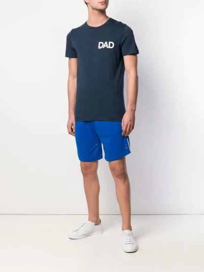 Shop Ron Dorff Dad Printed T-shirt In Blue