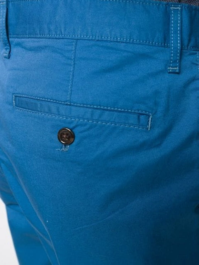 Shop Michael Michael Kors Tailored Fitted Shorts In Blue