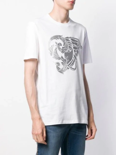 VERSACE COLLECTION LOGO PRINT T-SHIRT - 白色