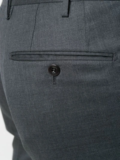 Incotex Slim Tailored Trousers In Grey