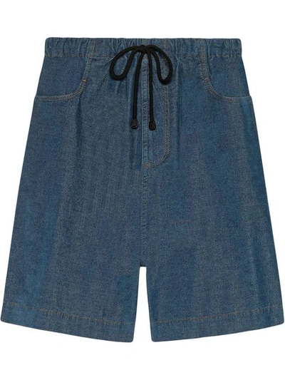 Shop Gucci Shorts Mit Stretchanteil In 4206 Blue
