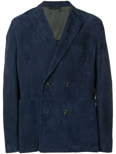 Shop Ajmone Suit Jacket In Blue