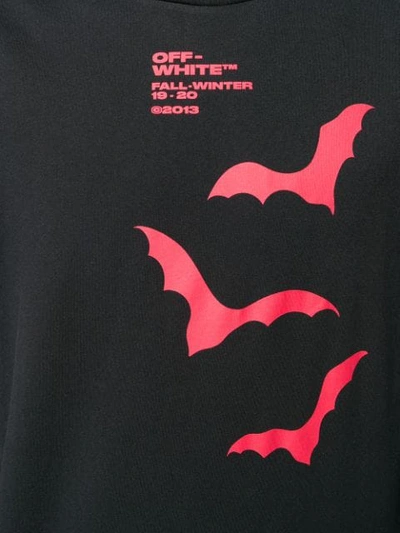 Shop Off-white Bats Short-sleeve Tee In Black