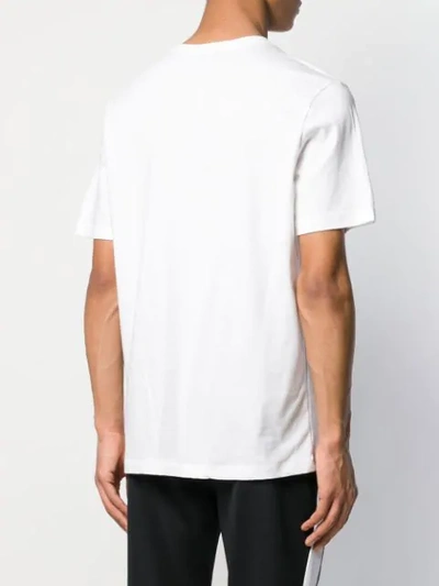 Shop Michael Michael Kors Michael Kors Logo Print Crew Neck T-shirt - White