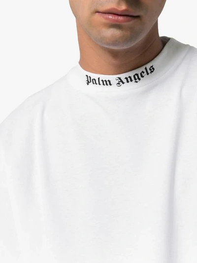 Palm Angels Long Sleeves Tee In White | ModeSens