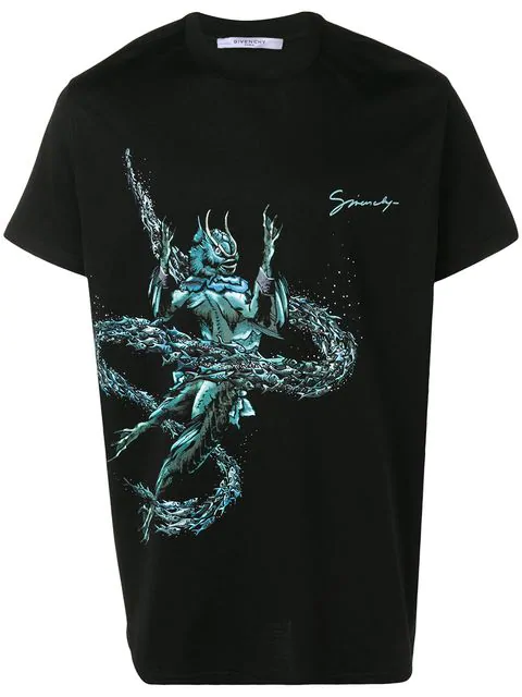 Givenchy Pisces Printed Cotton-jersey T 