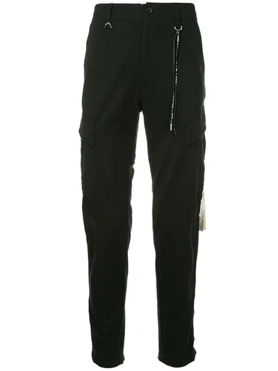 Shop Mastermind Japan Skull Cargo Trousers In Black