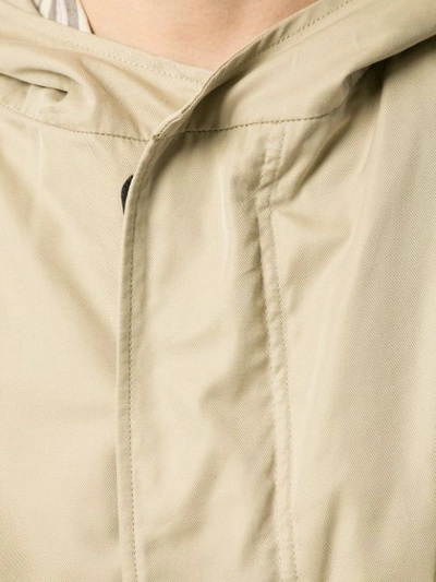 Shop Unused Lightweight Hooded Jacket - Brown