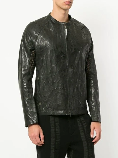 Shop Isaac Sellam Experience Sculptural Seamless Jacket In Black