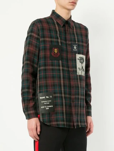 Shop Kent & Curwen Checked Shirt In Multicolour