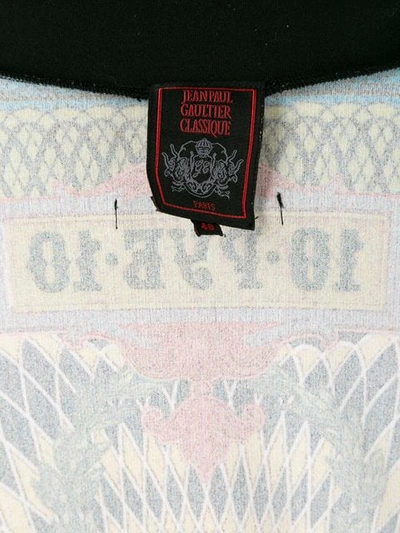 Pre-owned Jean Paul Gaultier Vintage 1994 Roll Neck 100 Dollar Sweater In Multicolour