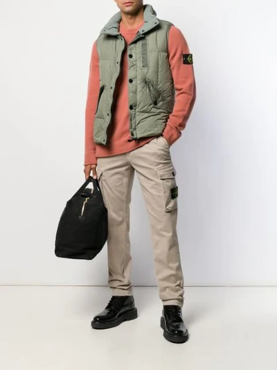 Stone Island Knitted Jumper In Pink