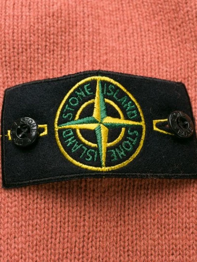 Stone Island Knitted Jumper In Pink