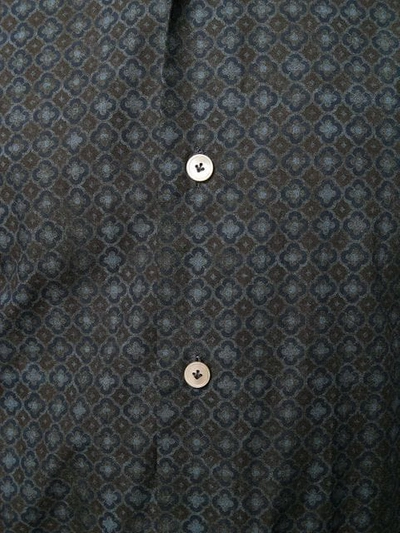Shop Alessandro Gherardi Patterned Shirt In Brown