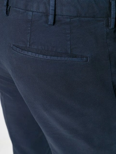 Incotex Slim-fit Chino Trousers In Blue