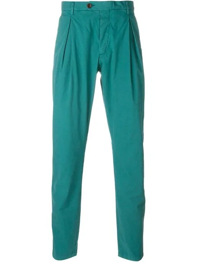 Shop Al Duca D'aosta Pleated Trousers In Green