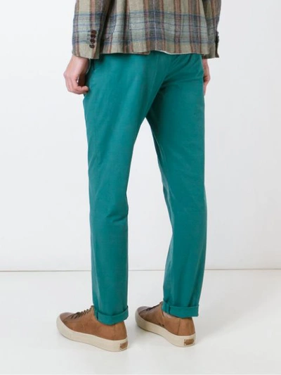 Shop Al Duca D'aosta Pleated Trousers In Green
