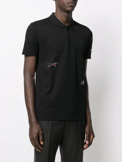 Shop Lanvin Classic Polo Shirt In Black