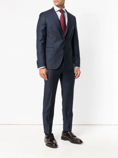 Shop Tonello Two Piece Formal Suit In Blue