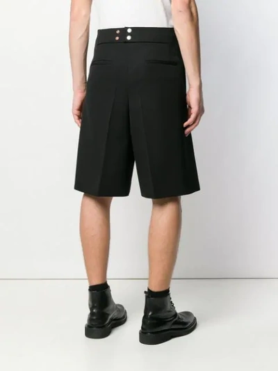 Shop Jil Sander Wide Leg Shorts In Black