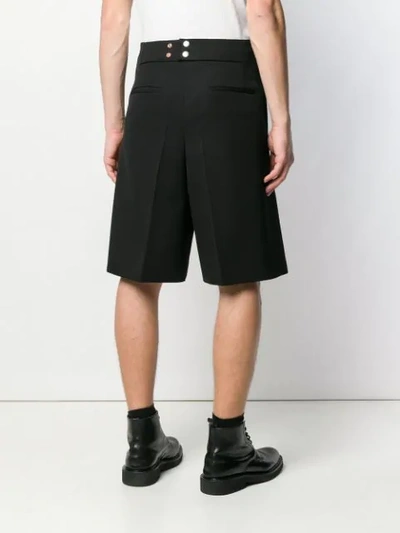 JIL SANDER WIDE LEG SHORTS - 黑色