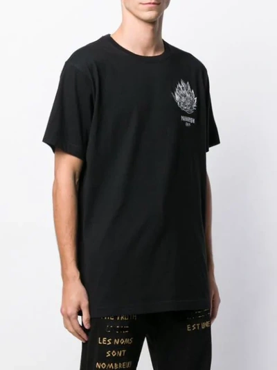 Shop Maharishi Komainu Logo T-shirt - Black