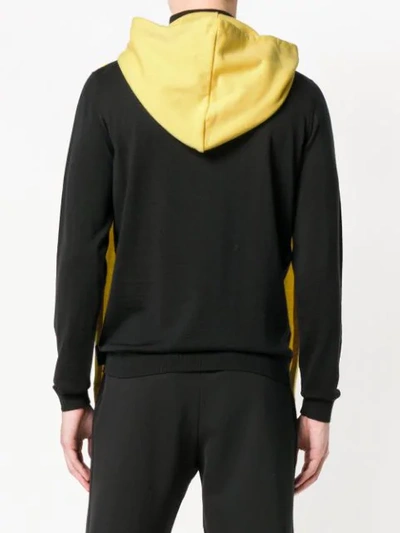 Shop Raf Simons Slogan Sleeveless Hoodie In Yellow