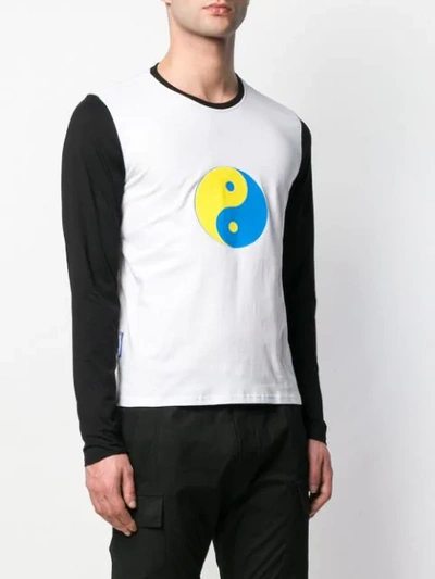 Shop Anton Belinskiy Yin And Yang Shirt In White