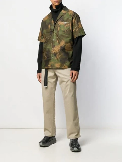 OFF-WHITE LOOSE FIT CARGO TROUSERS - 大地色