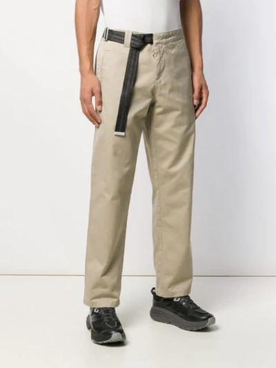 OFF-WHITE LOOSE FIT CARGO TROUSERS - 大地色