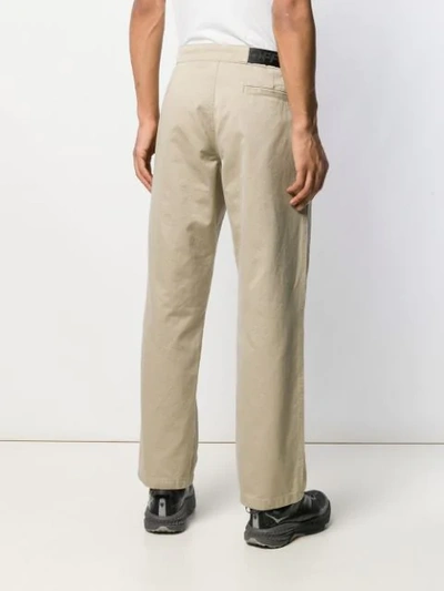 Shop Off-white Belted Cargo Trousers In Neutrals
