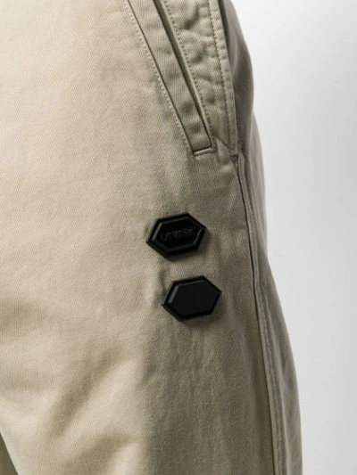 Shop Off-white Belted Cargo Trousers In Neutrals