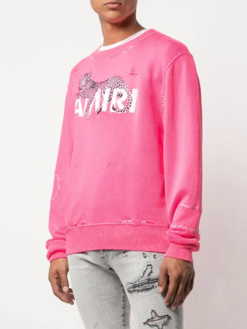 amiri pink sweater