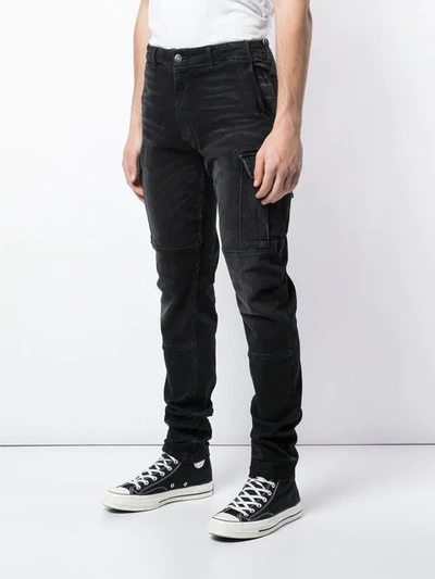 Shop Amiri Biker Skinny Jeans In Black