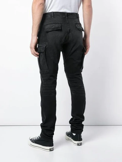 Shop Amiri Biker Skinny Jeans In Black