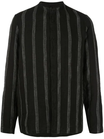 TRANSIT 条纹衬衫 - 黑色