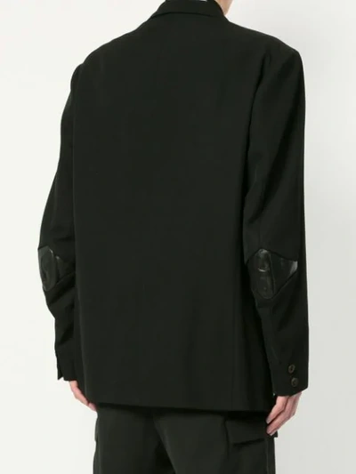 Pre-owned Yohji Yamamoto Vintage Loose Fit Blazer In Black