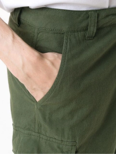 Shop Osklen Cargo Shorts In Green