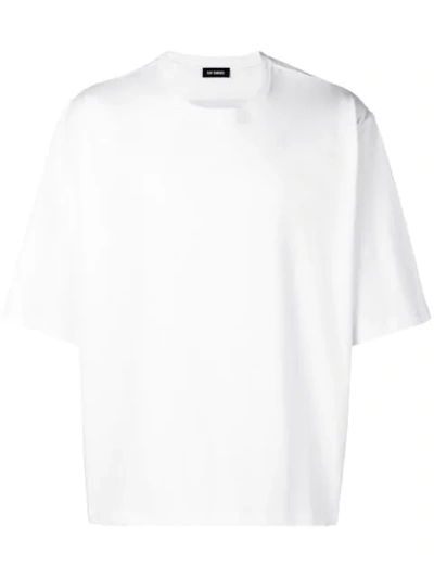 Shop Raf Simons Frankenstein Print T-shirt In White