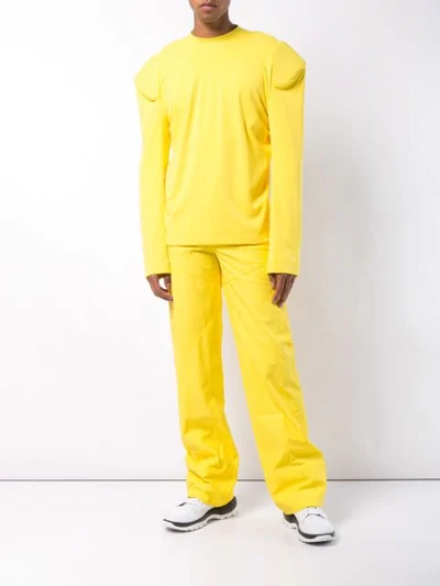 Shop Angus Chiang Longsleeved Jersey In Yellow