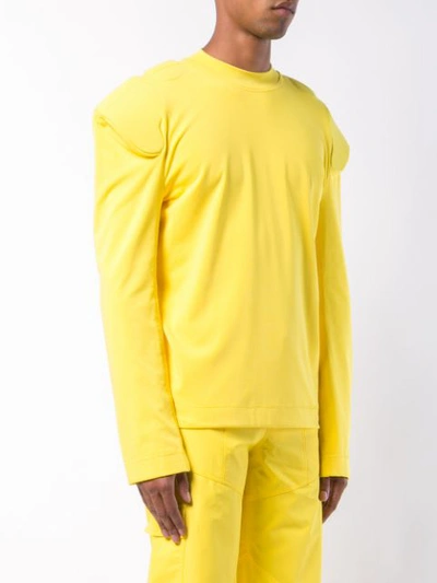 Shop Angus Chiang Longsleeved Jersey In Yellow