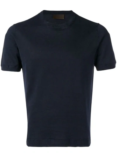 Shop Altea Klassisches T-shirt - Blau In Blue
