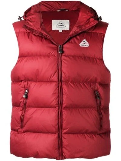 Shop Pyrenex Spoutnic Padded Gilet In Red