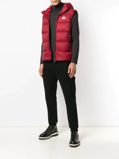 Shop Pyrenex Spoutnic Padded Gilet In Red