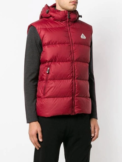 Shop Pyrenex Spoutnic Padded Gilet In Red