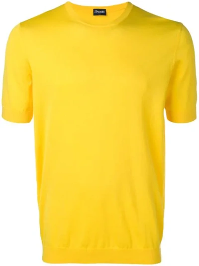 DRUMOHR BASIC T-SHIRT - 黄色